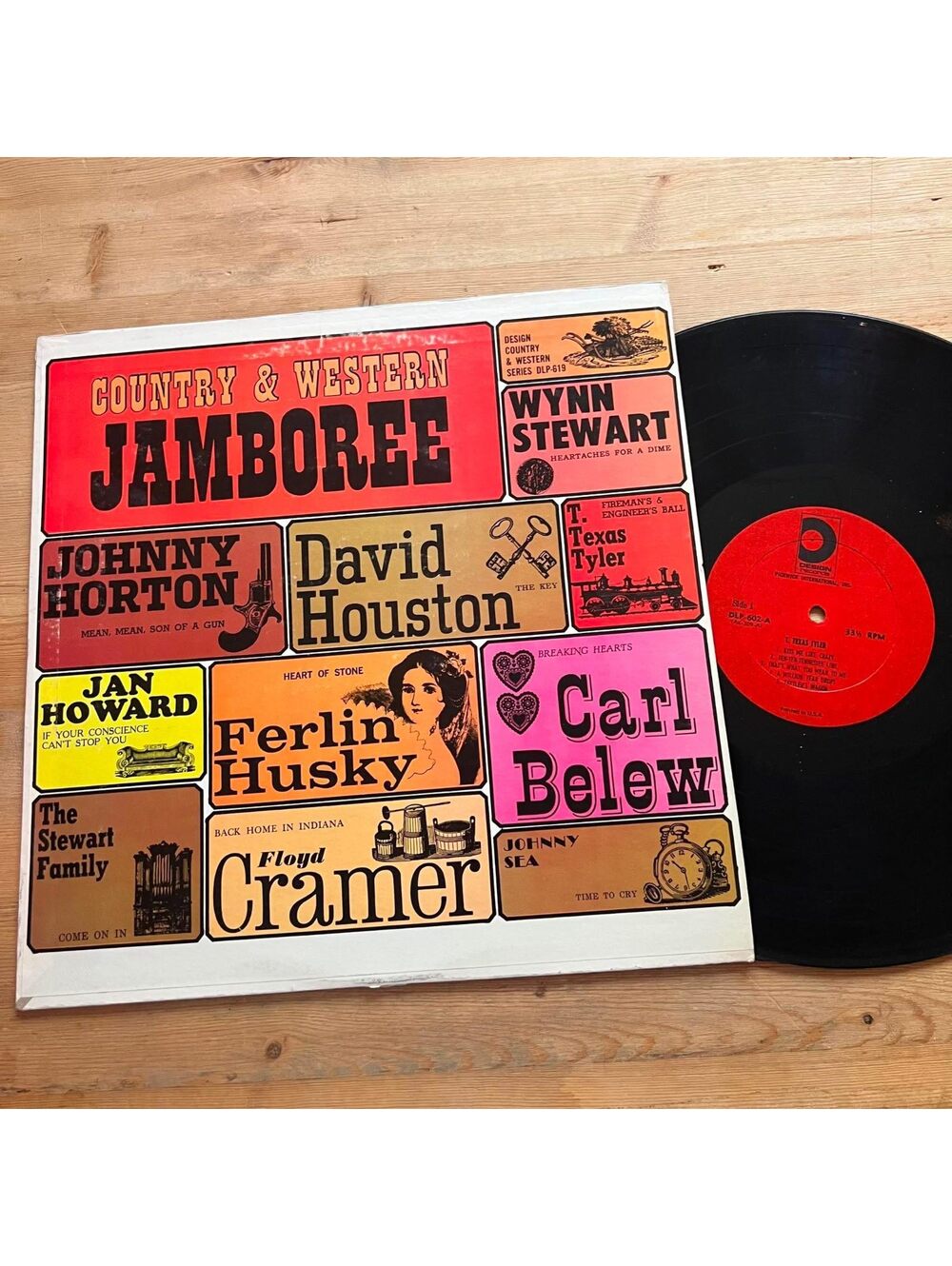 Various - Country & Western Jamboree 33rpm VG+ VR16
